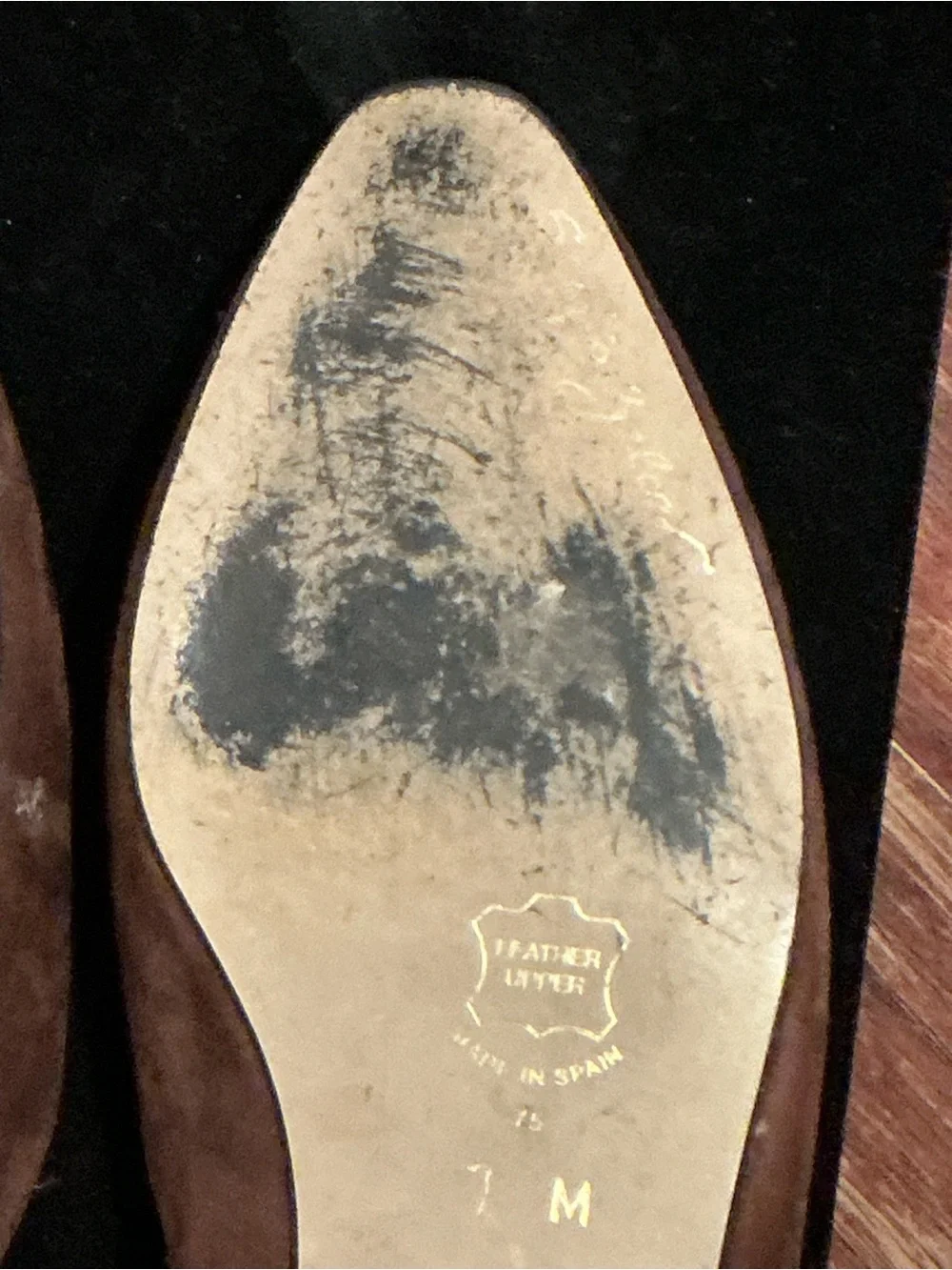 Sergio Zelcer Spanish Leather Slip-On Flats